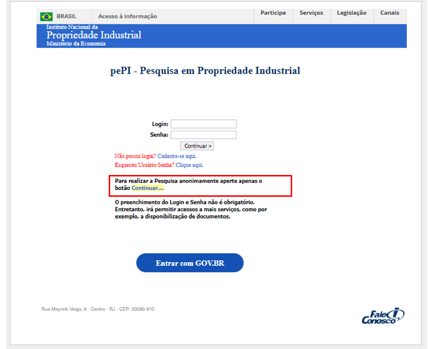 pesquisa de marca registrada