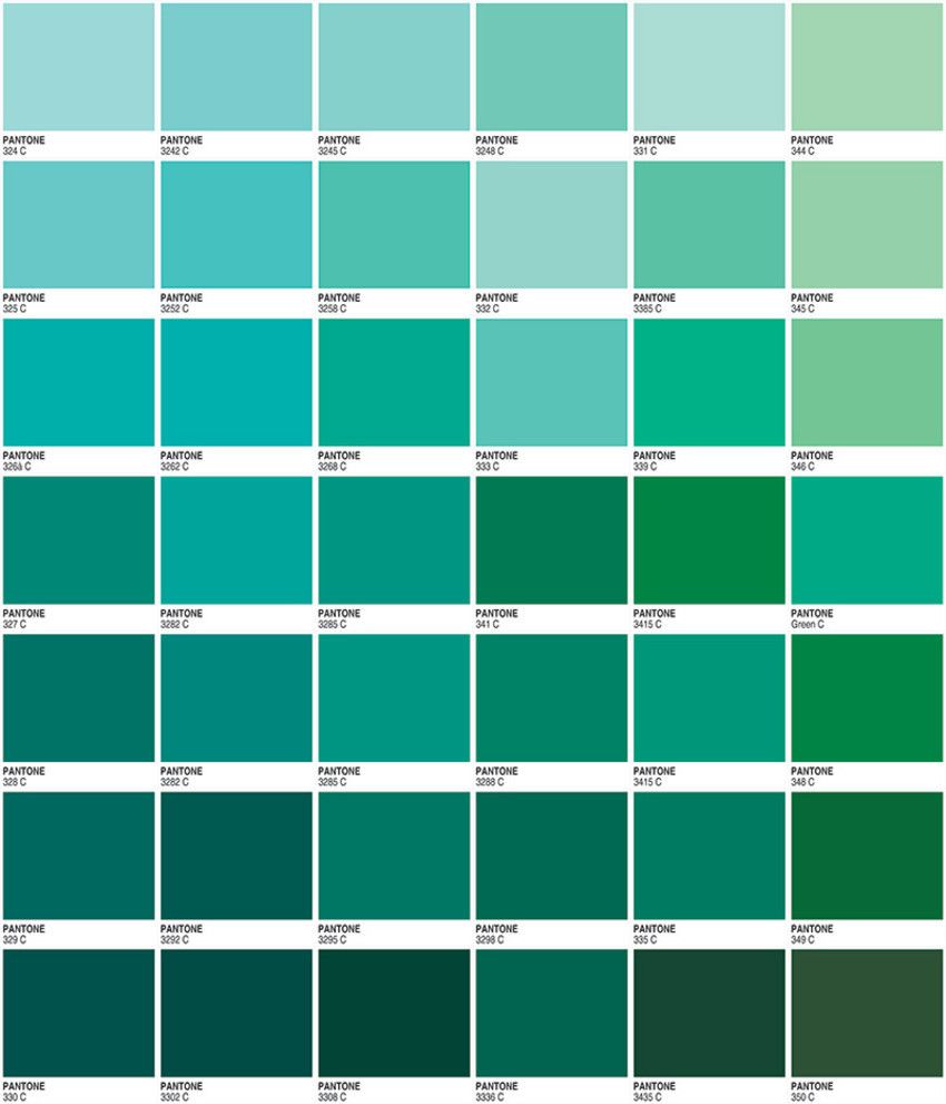 Exemplo cor verde escala pantone - texto 4 erros ao escolher como núcleos