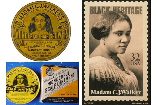 produtos para cabelo Madam CJ Walker