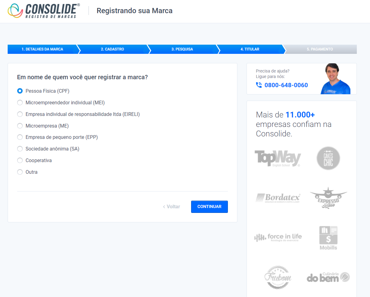 registrar marca online INPI