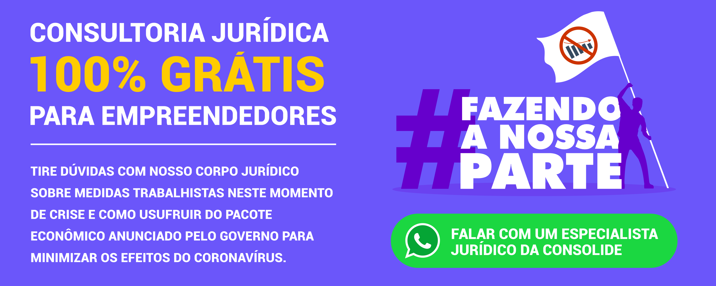 call to action para auxílio jurídico Consolide